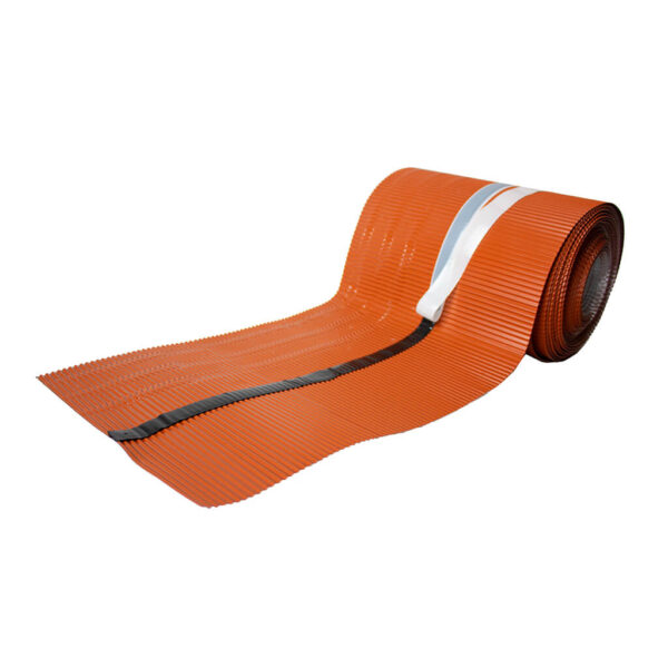 Traufblech Alu Rolle 10 lfm - ziegelrot RAL 8004