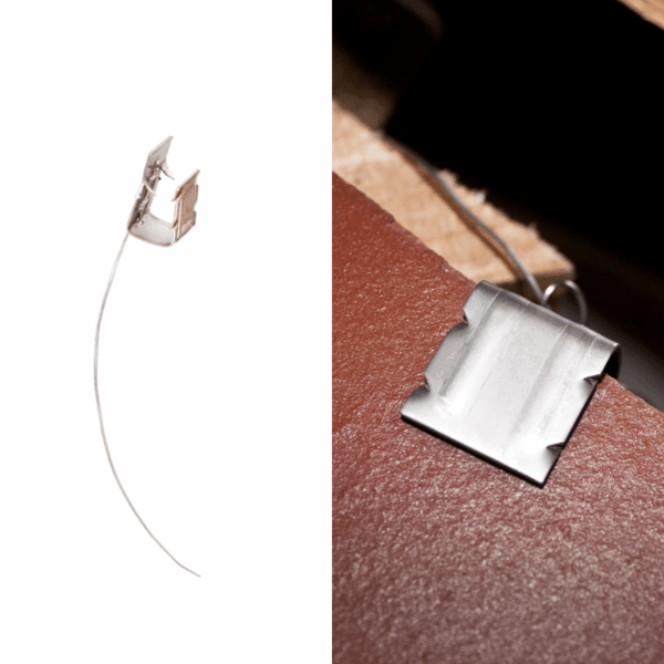 Klammer für geschnittene Dachziegel INOX