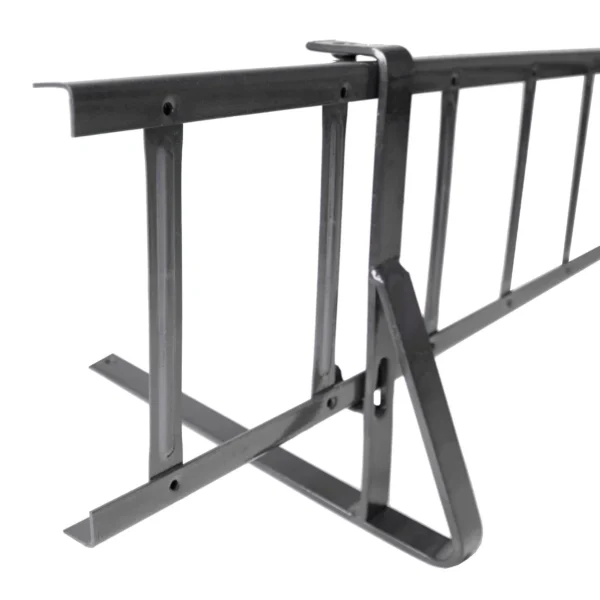 Komplettes Schneefanggitter 120 x 20 cm Typ U für platte Eindeckungen