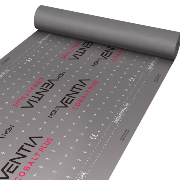 Unterdeckbahn diffusionsoffen 170 g Ventia Cobalt Plus - 37,5m2, mit 2