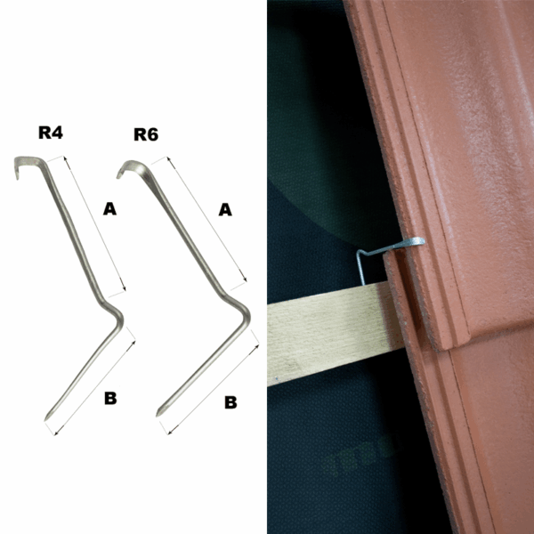 Seitenklammer MD-1.409 für Creaton Dachziegel